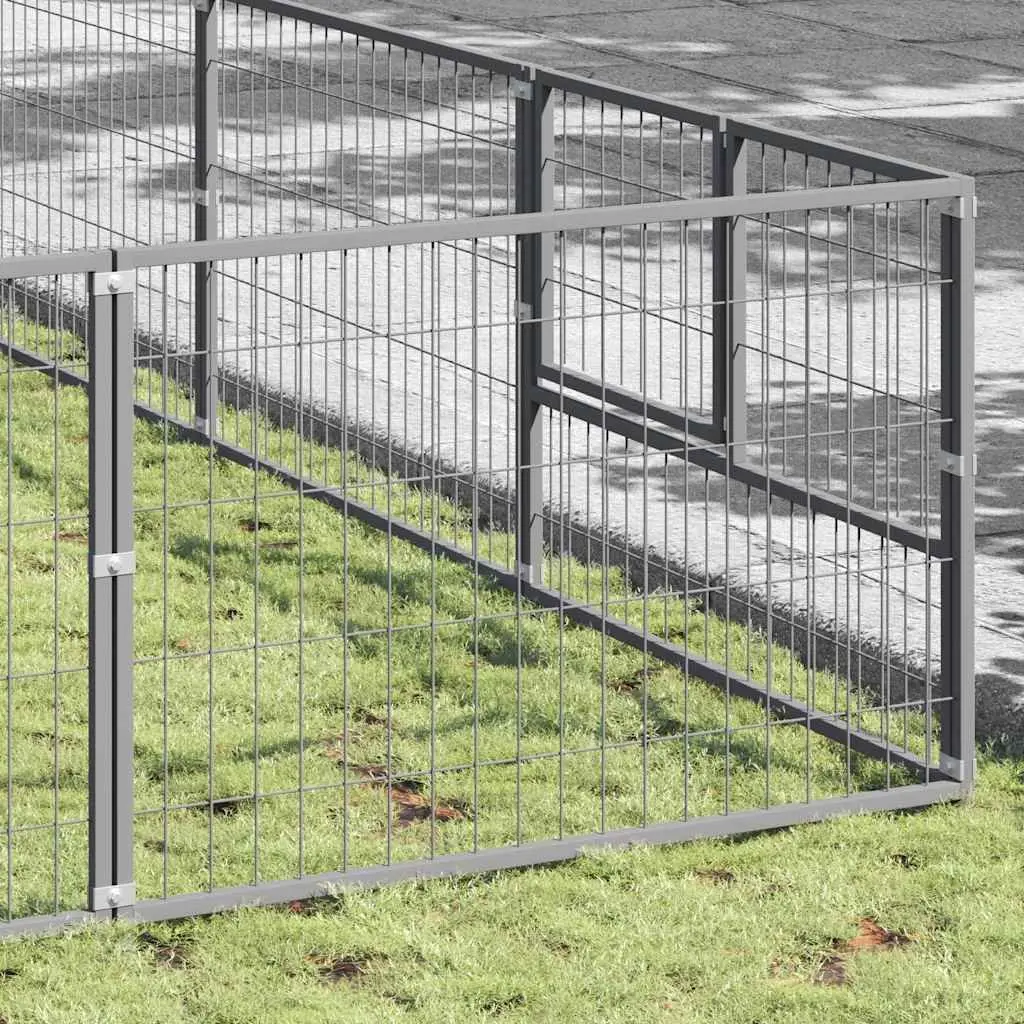Outdoor Dog Kennel Steel Wire Mesh Exercise Playpen 81m²