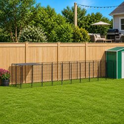 Specifications of Large Outdoor Dog Kennel with Steel Frame