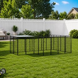 Specifications of Black Steel Wire Mesh Dog Kennel