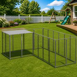 Specifications of Silver Dog Kennel 4.84m² Steel Wire Structure