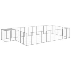 Specifications of 19.36 m² Silver Steel Outdoor Dog Kennel
