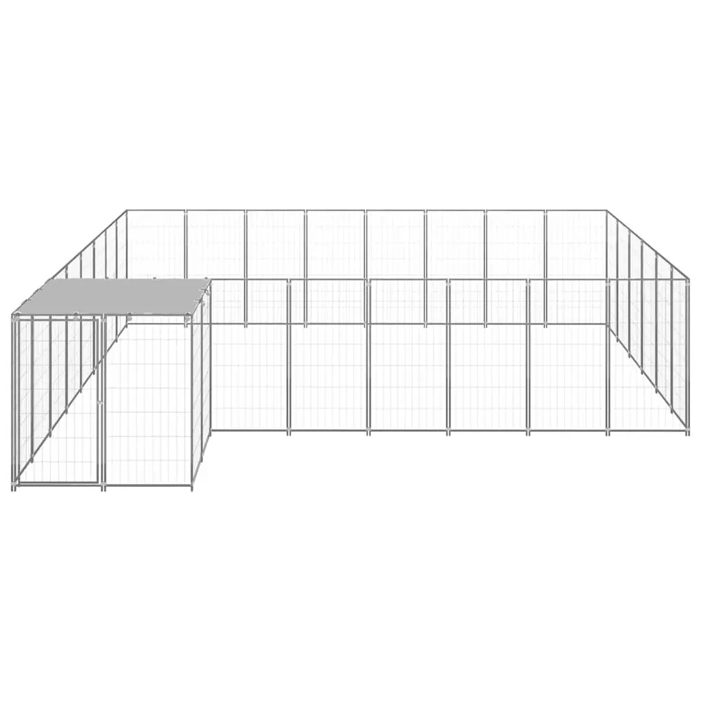 Dog Kennel Outdoor Large Steel Cage Enclosure Exercise Space