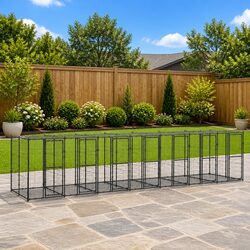 Specifications of Large Outdoor Dog Kennel with Canopy