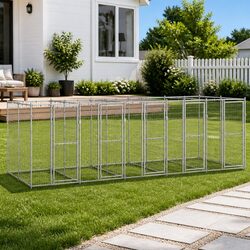 Specifications of Galvanised Steel Dog Kennel: 12.1m²