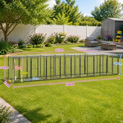 Specifications of the Large Galvanised Steel Dog Kennel
