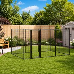 Specifications for the Steel Dog Kennel with Mesh Design