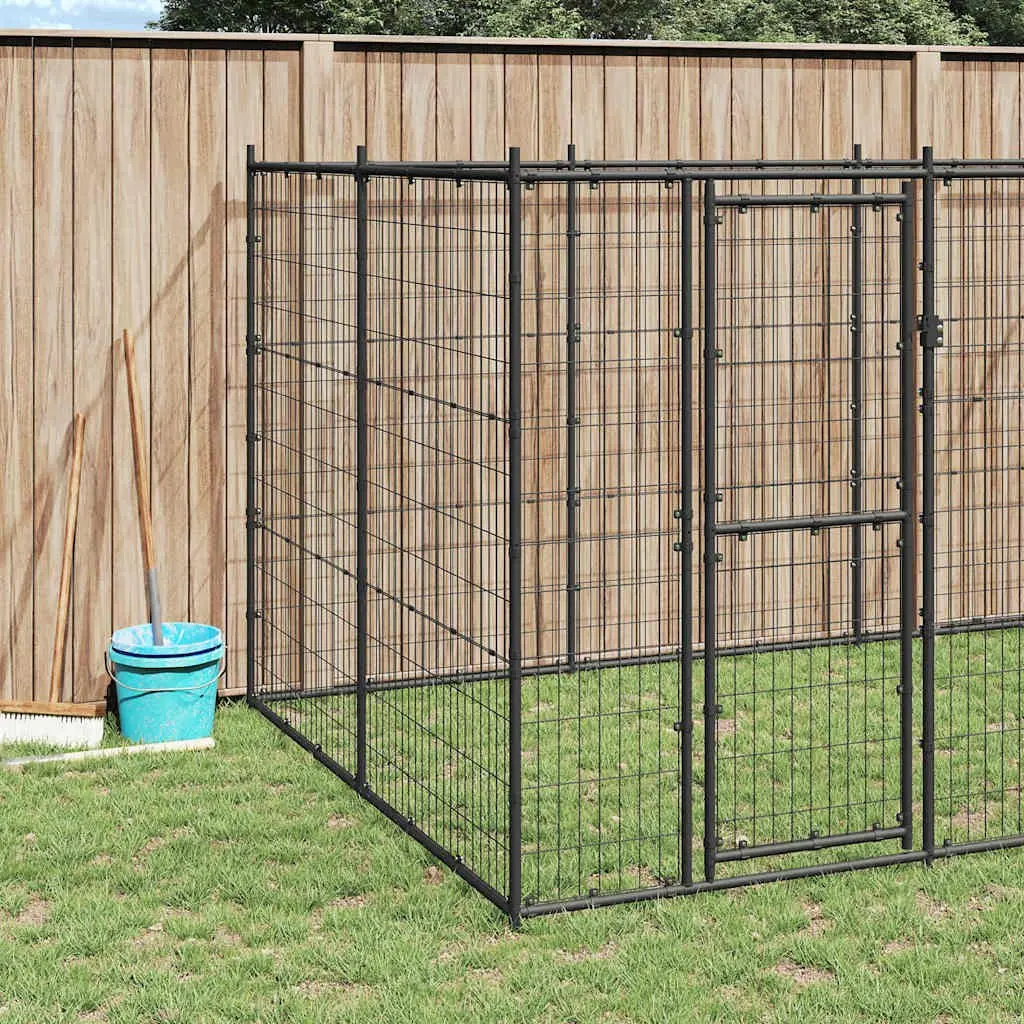 Dog Kennel Outdoor Run Exercise Enclosure Large Size Mesh Ventilation
