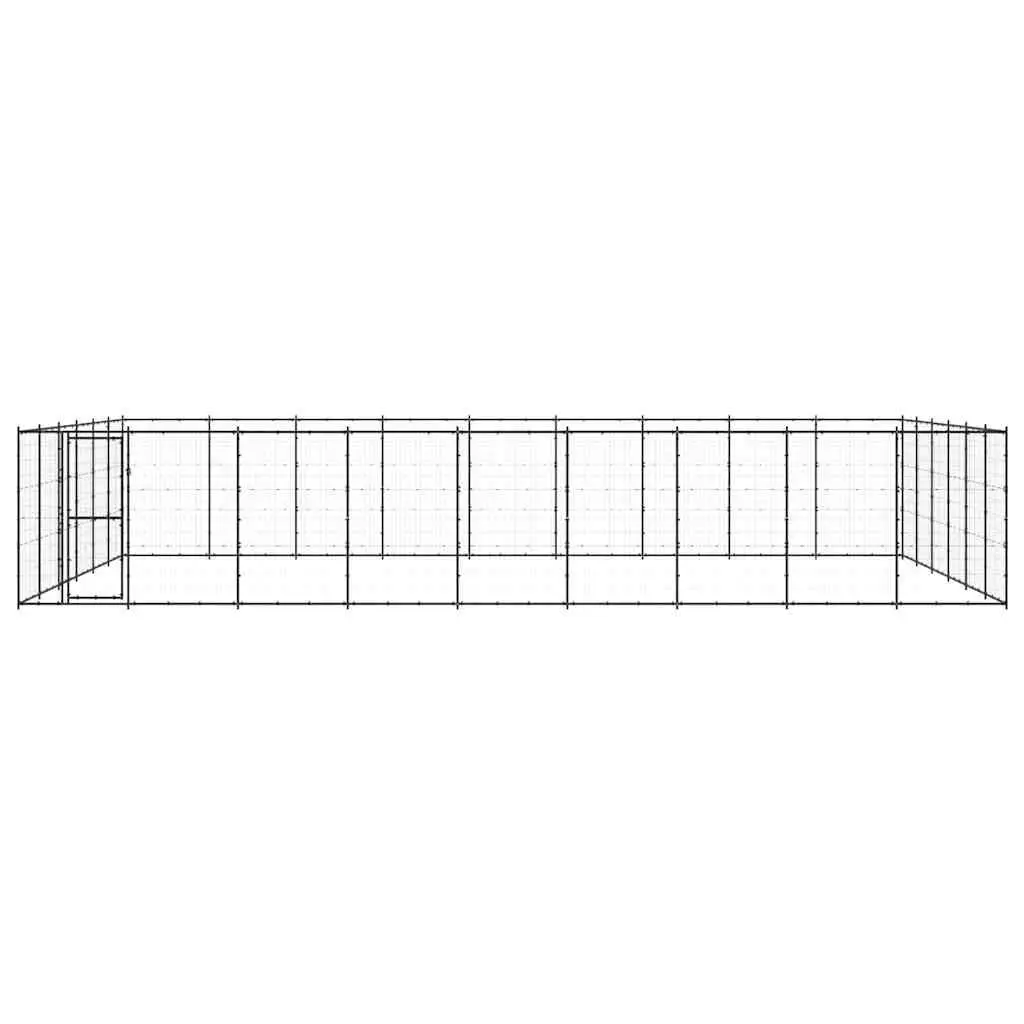 Dog Kennel Outdoor Run Enclosure Large Play Area 65.34 m²