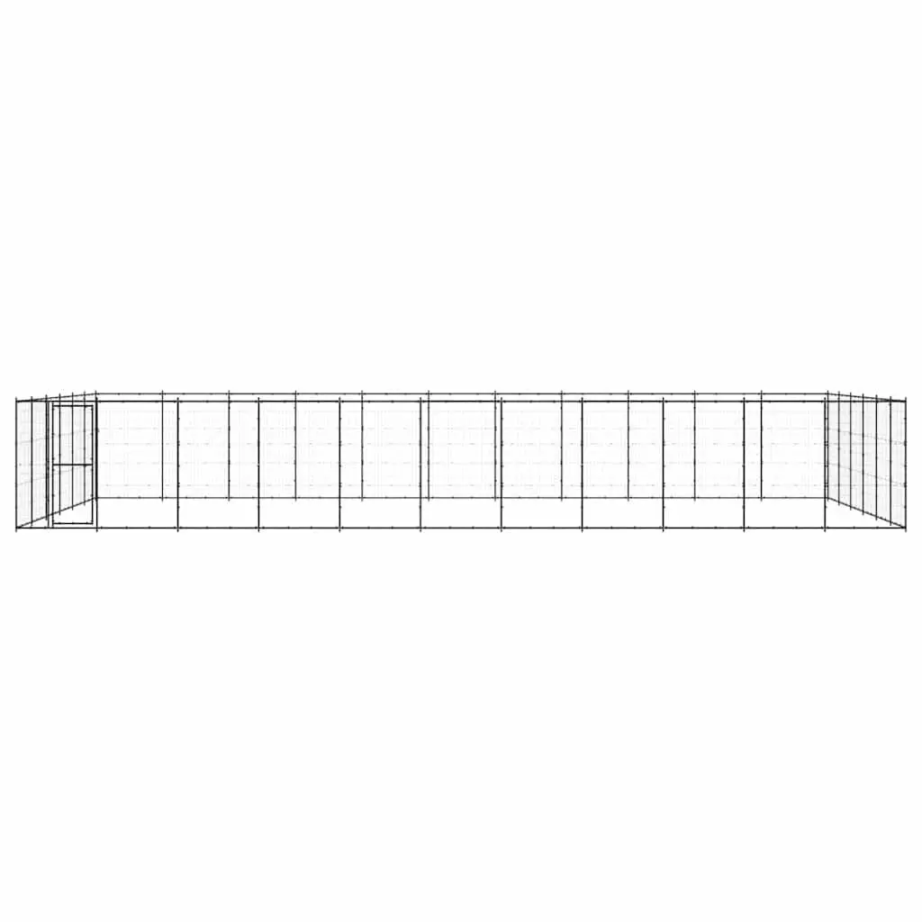 Outdoor Dog Kennel with Exercise Pen