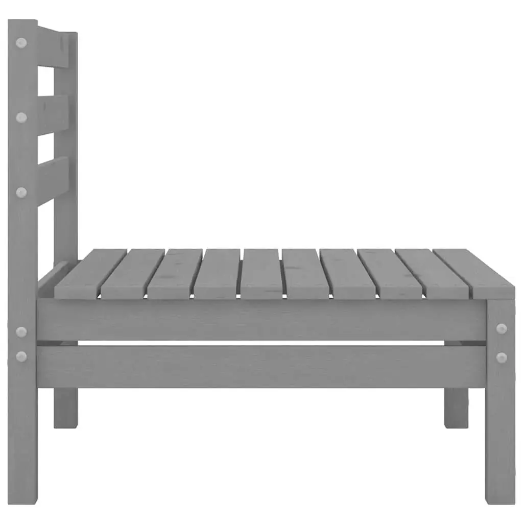 Outdoor Sofa 2-Seater Garden Furniture Modular Grey
