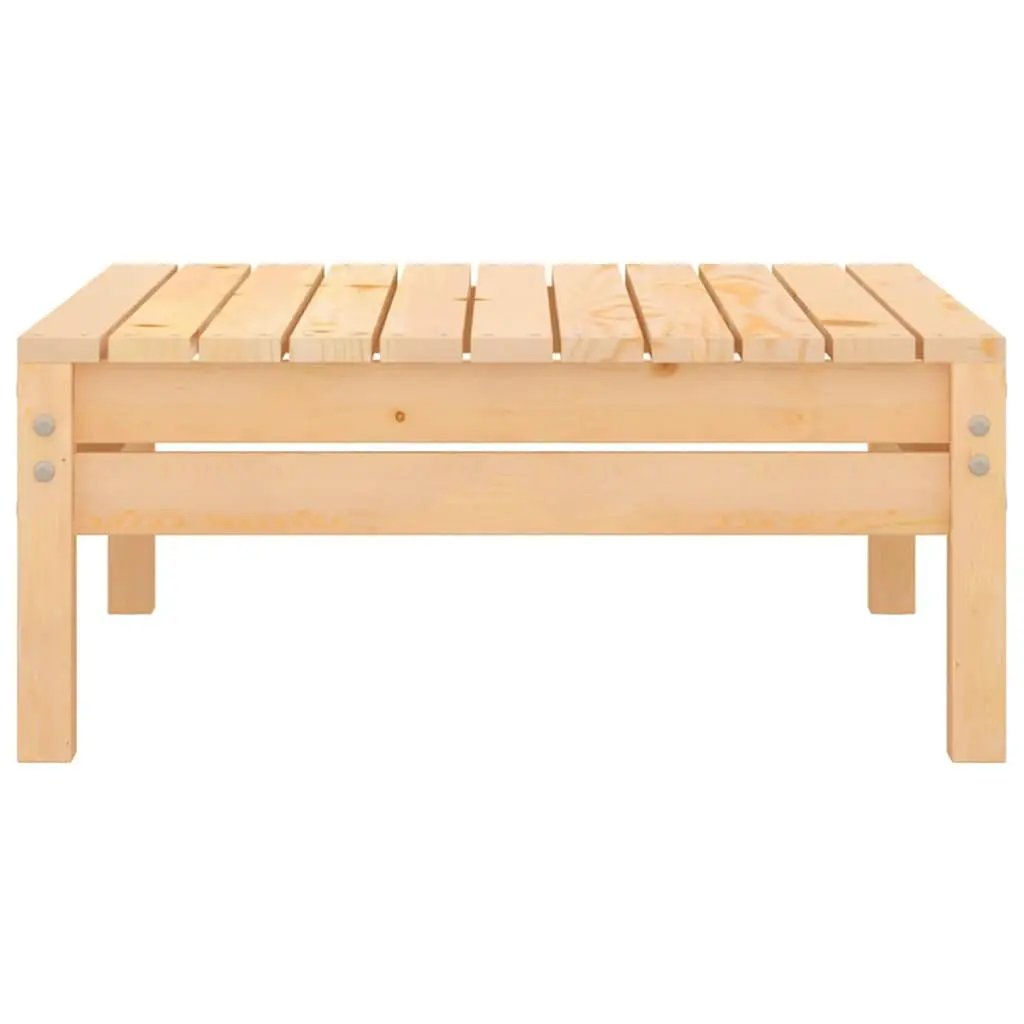 3 Piece Garden Lounge Set Outdoor Furniture Solid Wood Patio Seating Brown