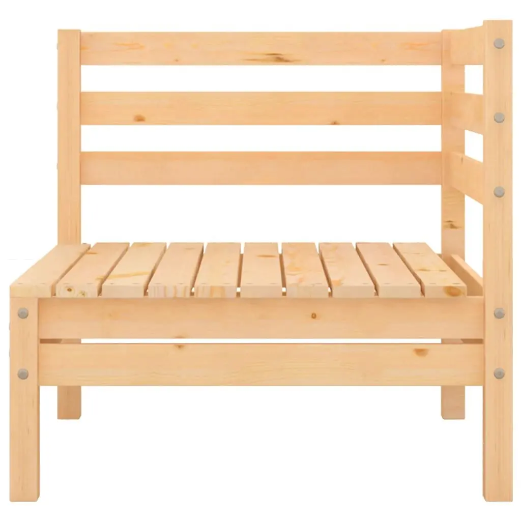 4 Piece Garden Lounge Set Outdoor Furniture Modular Solid Pinewood Brown
