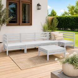 Specifications of 5-Piece Modular Garden Lounge Set