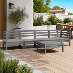5 Piece Grey Outdoor Furniture Set - Specifications