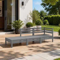 Specifications of 3 Piece Grey Garden Lounge Set