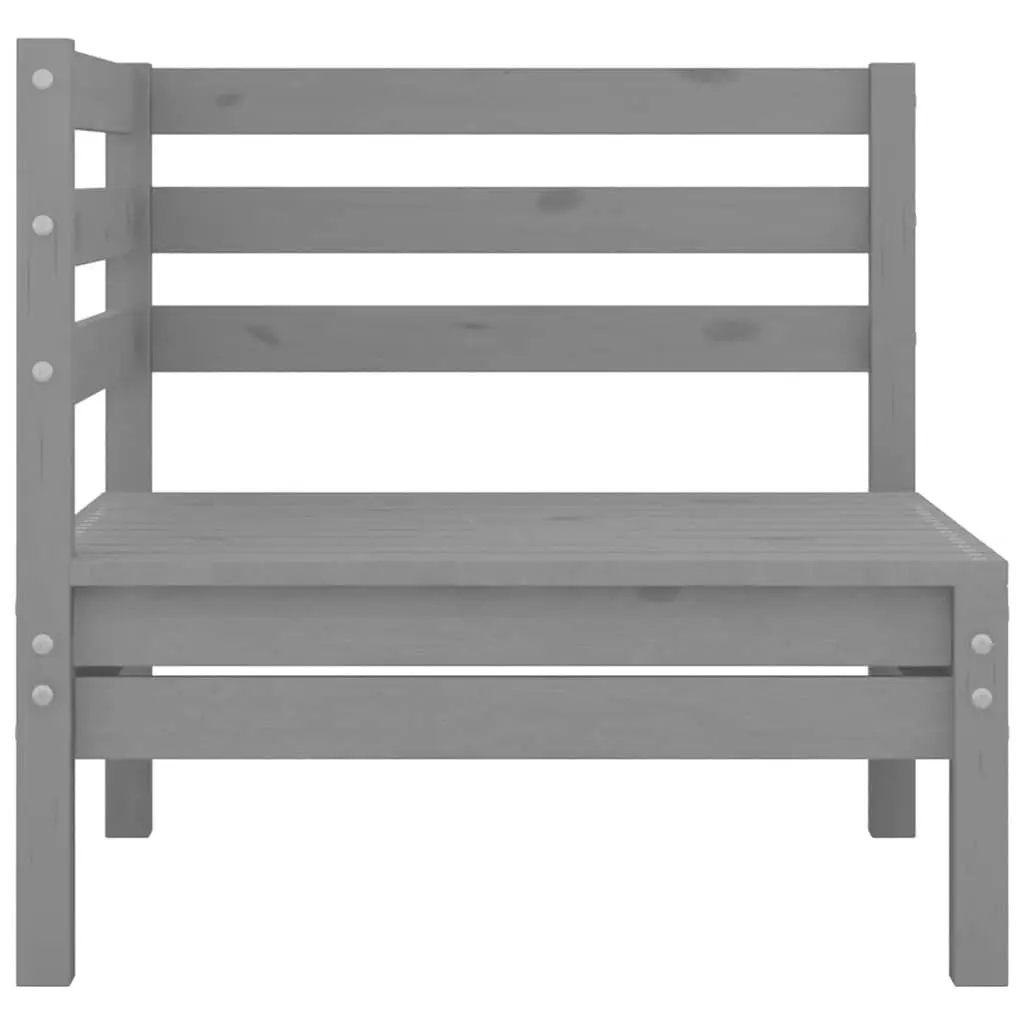 3 Piece Grey Garden Lounge Set