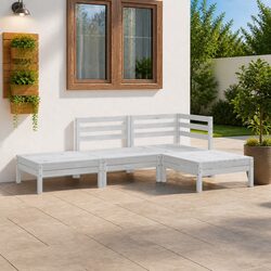 Specifications of 4-Piece Modular Garden Lounge Set