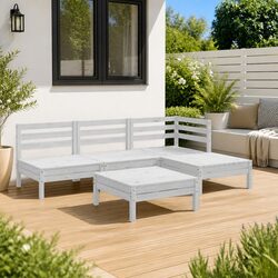 Specifications of 5 Piece Wooden Outdoor Lounge Set
