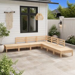 Specifications for 7 Piece Wooden Garden Lounge Set