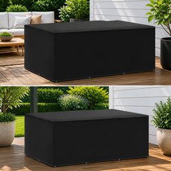 Protective Covers for Garden Furniture, 2 Pcs, Black