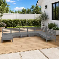 Specifications for 8 Piece Garden Lounge Set - Grey