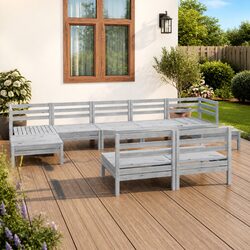 Specifications for 9 Piece Modular White Patio Furniture