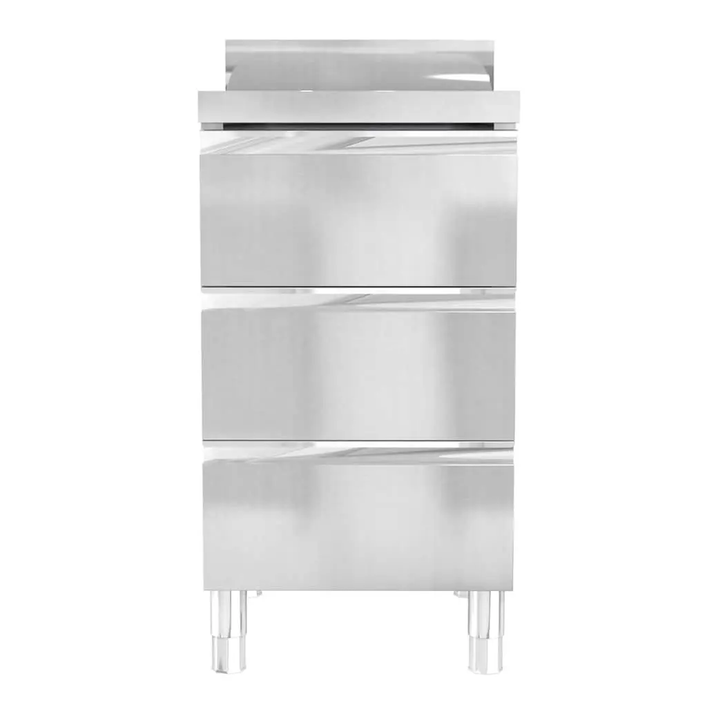 Commercial Kitchen Cabinet Stainless Steel Storage Unit Food Service 3 pcs Set