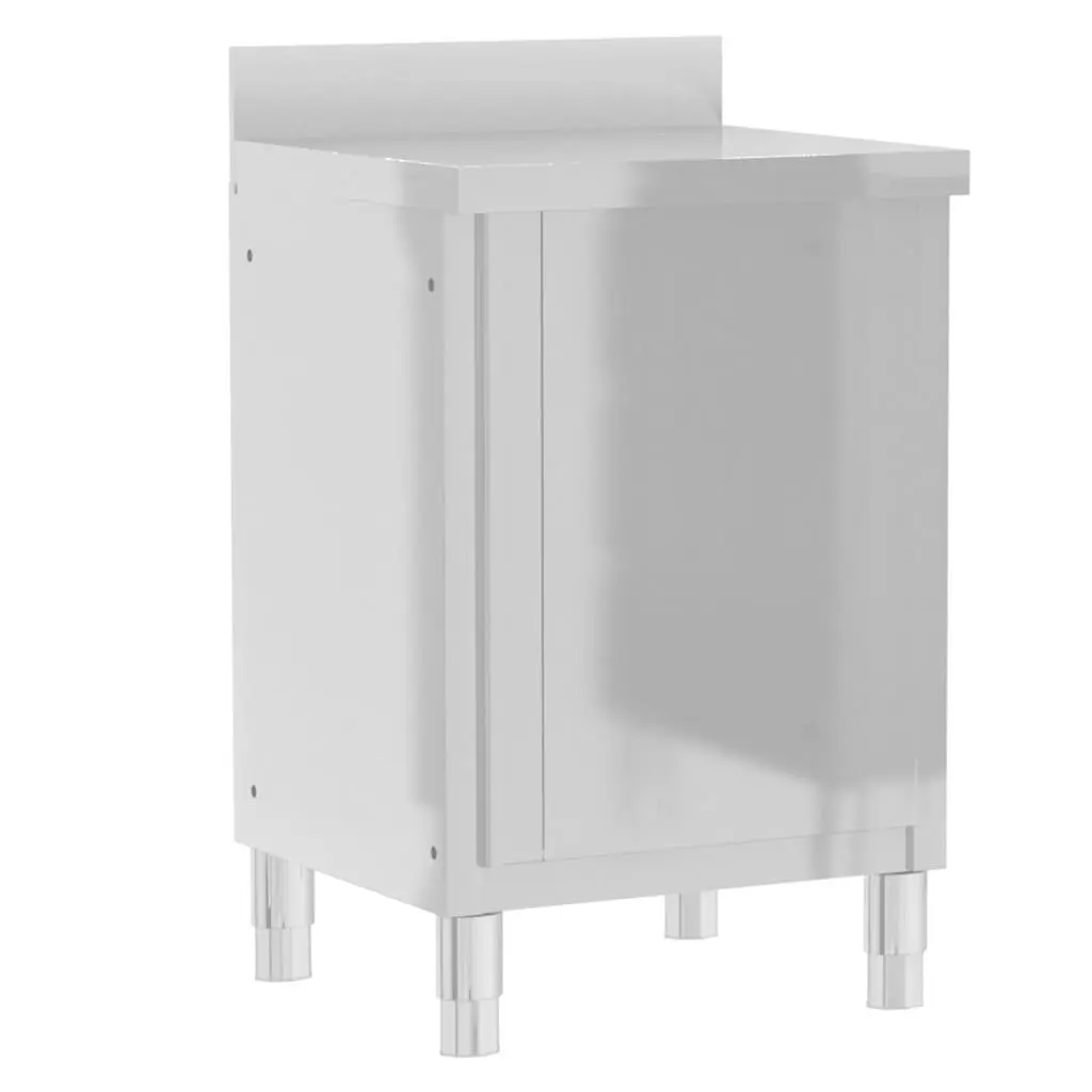 Commercial Kitchen Cabinet Stainless Steel Storage Unit Food Service 3 pcs Set