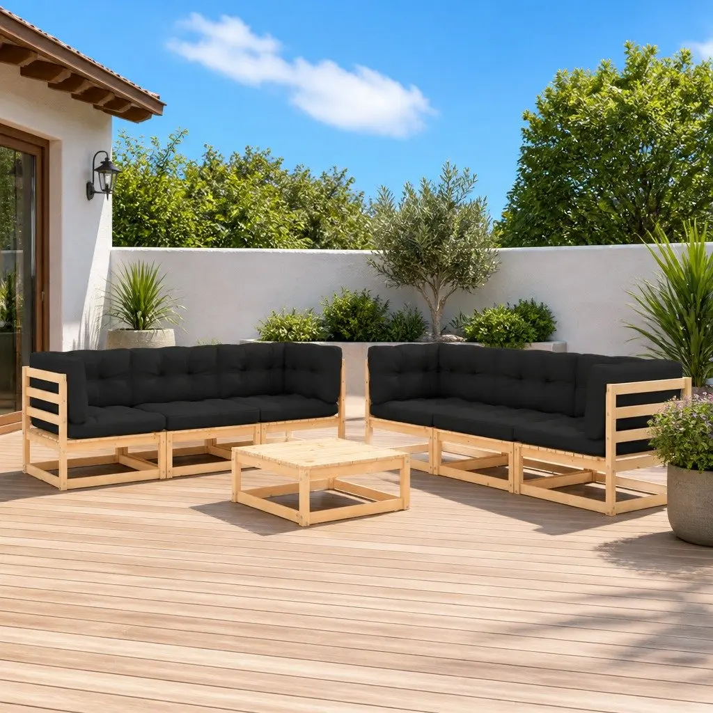 7 Piece Garden Lounge Set
