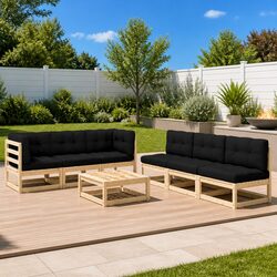 Specifications of 7 Piece Garden Lounge Set in Anthracite