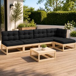 Specifications of the 6 Piece Garden Lounge Set