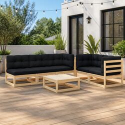 Specifications of 6 Piece Garden Lounge Set with Cushions