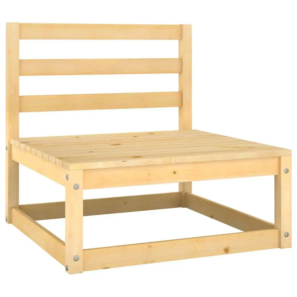 9 Piece Modular Garden Lounge Set in Solid Pinewood