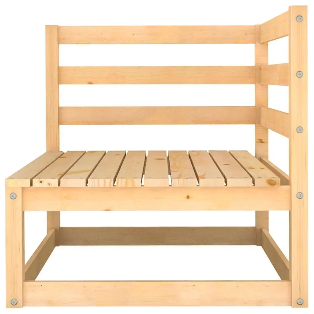 8 Piece Modular Outdoor Lounge Set with Pinewood Structure