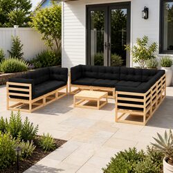 11 Piece Anthracite Garden Lounge Set - Specifications