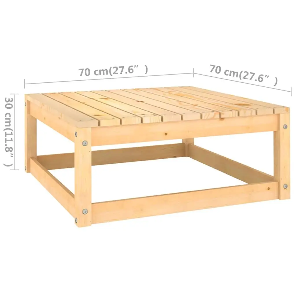 Garden Lounge Set 12 Piece Outdoor Furniture Pallet Sofa with Cushions Pinewood