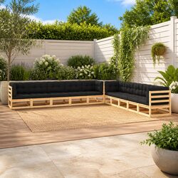 Specifications of the 10-Piece Garden Lounge Set