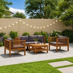 Specifications of 5 Piece Modular Garden Lounge Set