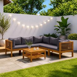 Specifications of 6 Piece Modular Sofa Set with Coffee Table
