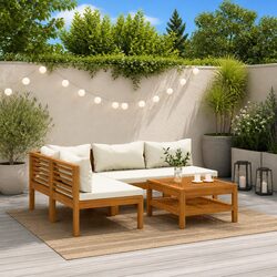 5 Piece Modular Lounge Set for Garden and Patio Use