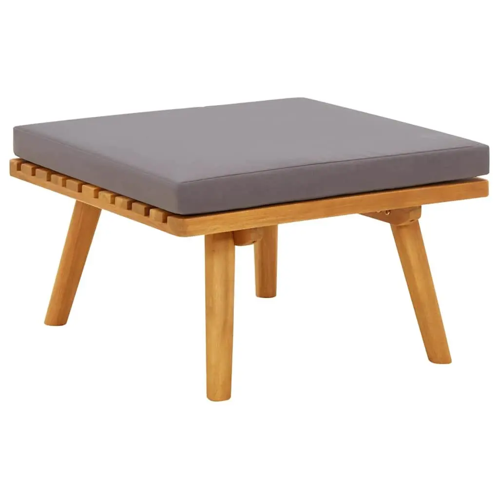 6 Piece Solid Acacia Wood Garden Lounge Set with Cushions