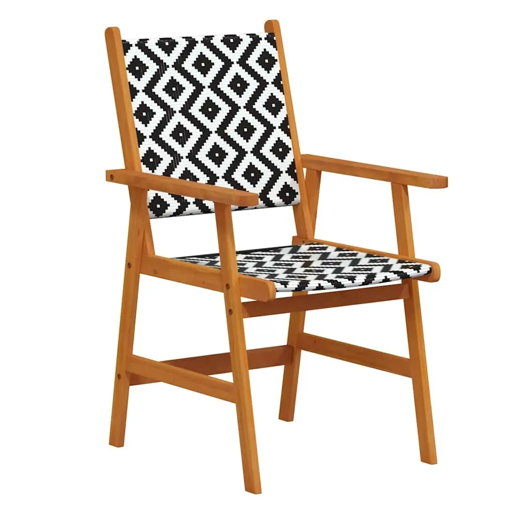 9 Piece Garden Dining Set Outdoor Patio Acacia Wood Chairs Table Furniture
