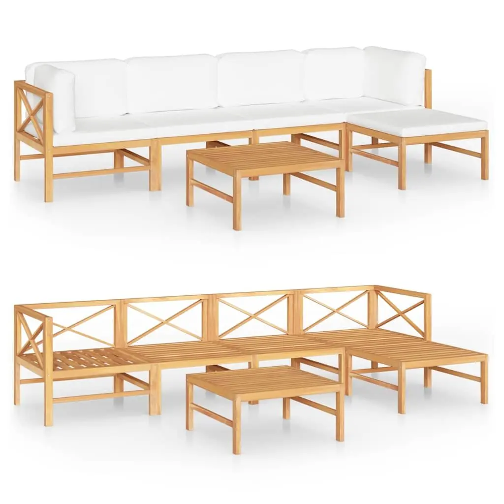 Garden Lounge Set Outdoor Furniture Sofa with Cushions 6 Piece