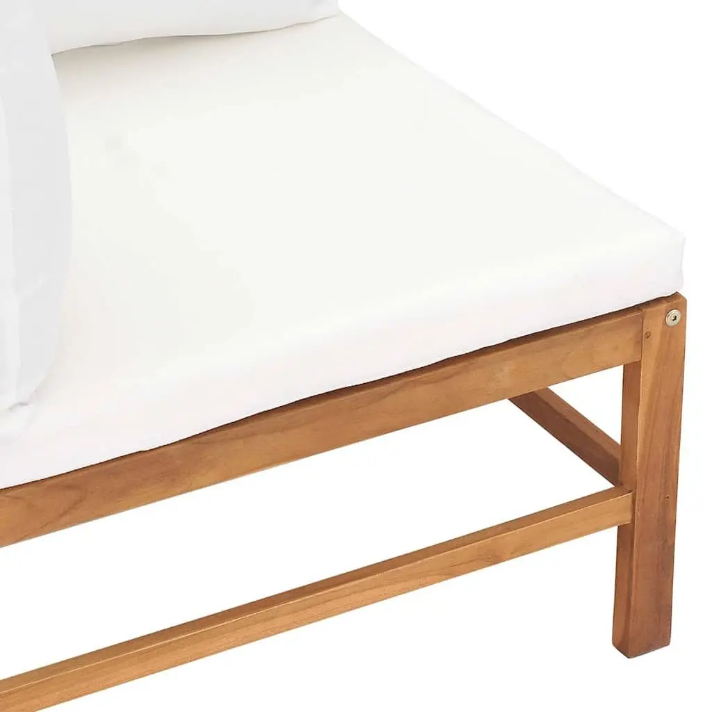 2-Seater Garden Sofa with Cushions