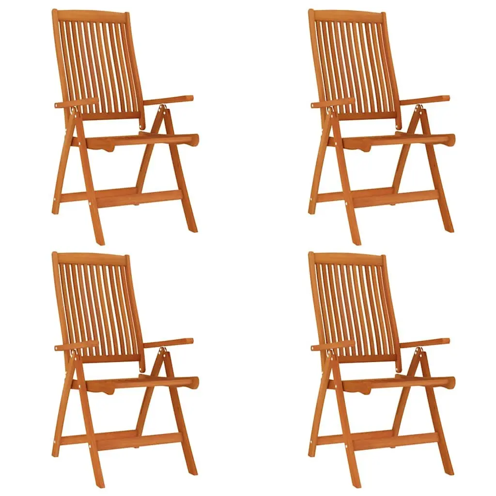 5 Piece Garden Dining Set Outdoor Patio Furniture Extendable Table Reclining Armchairs