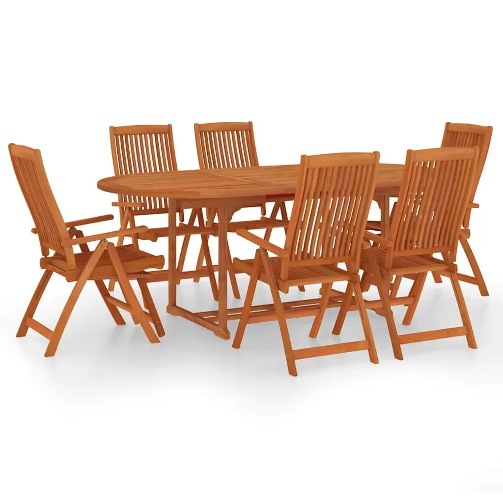 7-Piece Eucalyptus Garden Dining Set