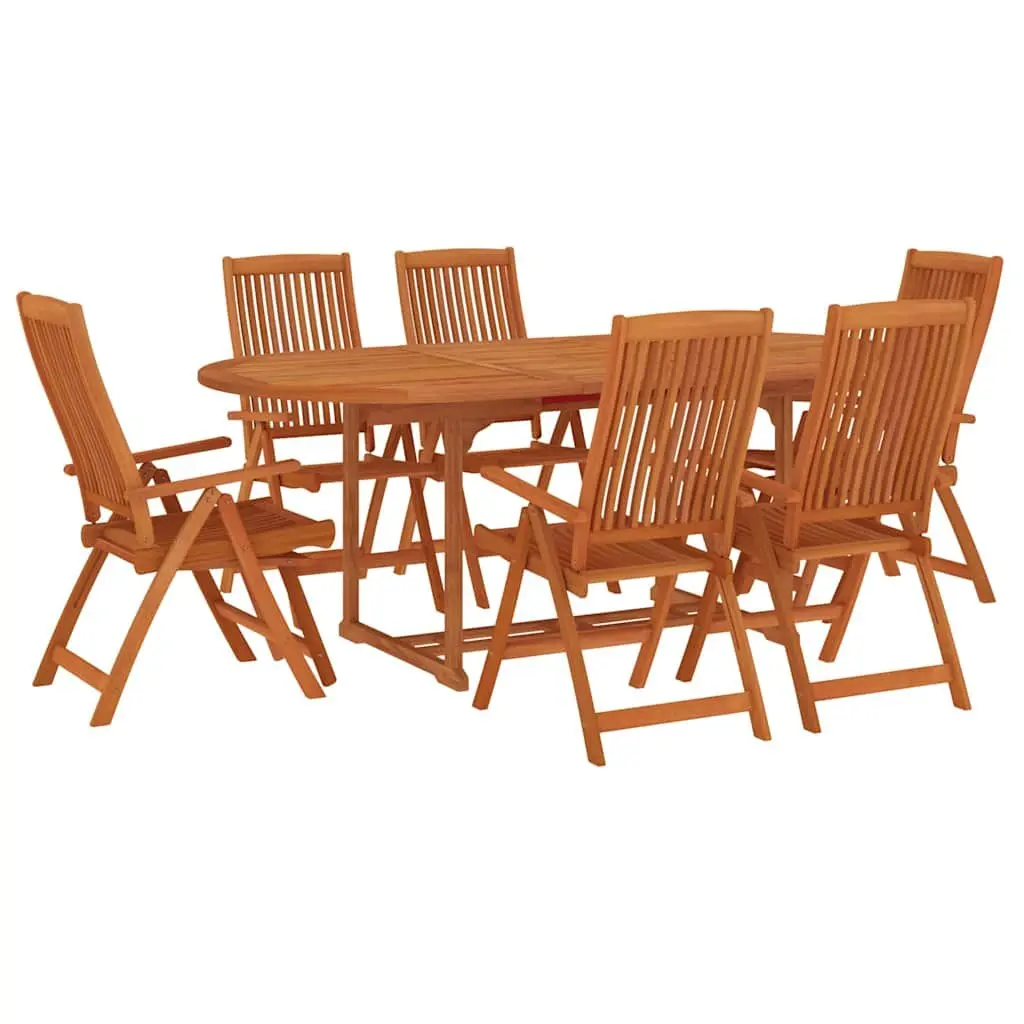 7-Piece Eucalyptus Garden Dining Set