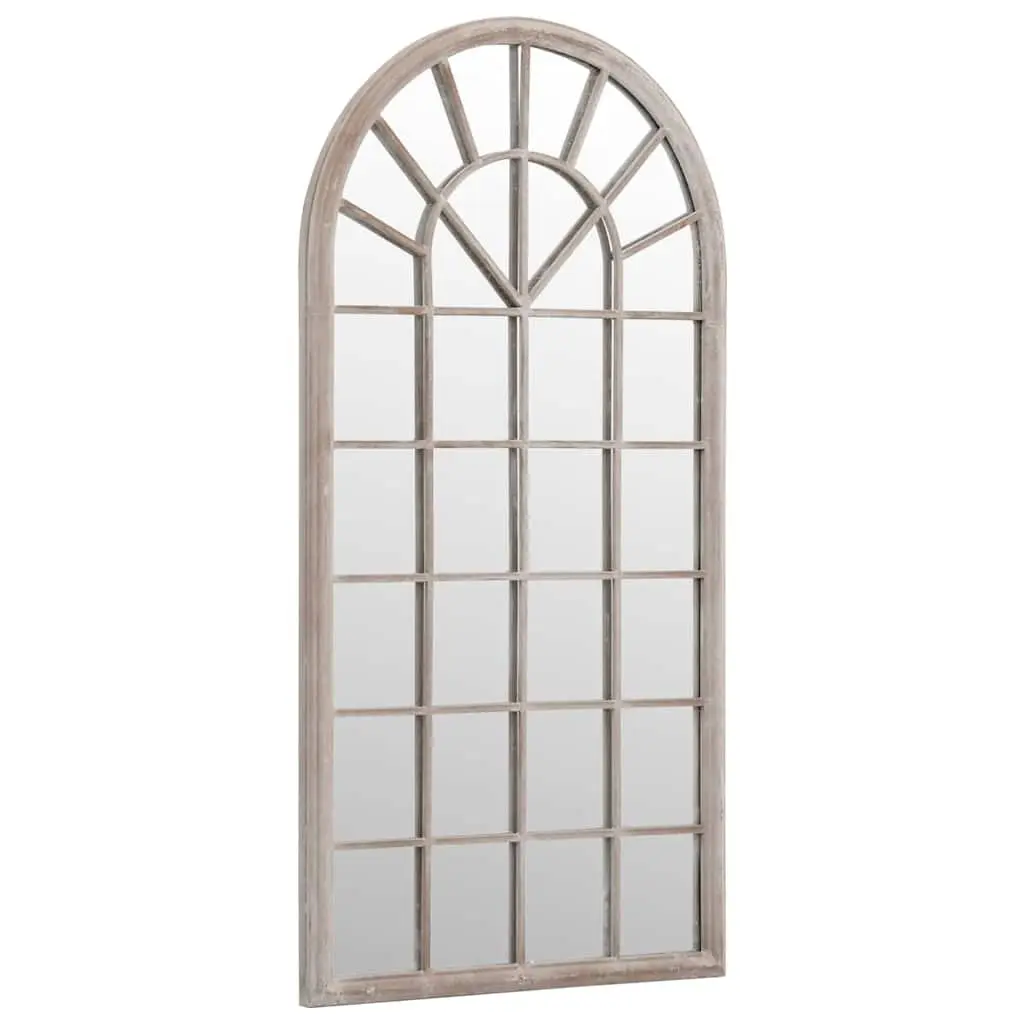 Cream Mirror with Iron Frame 90 x 45 cm for Indoor Use