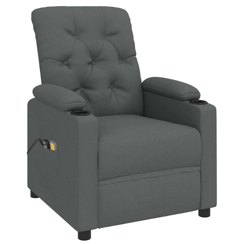 Grey Electric Reclining Massage Chair