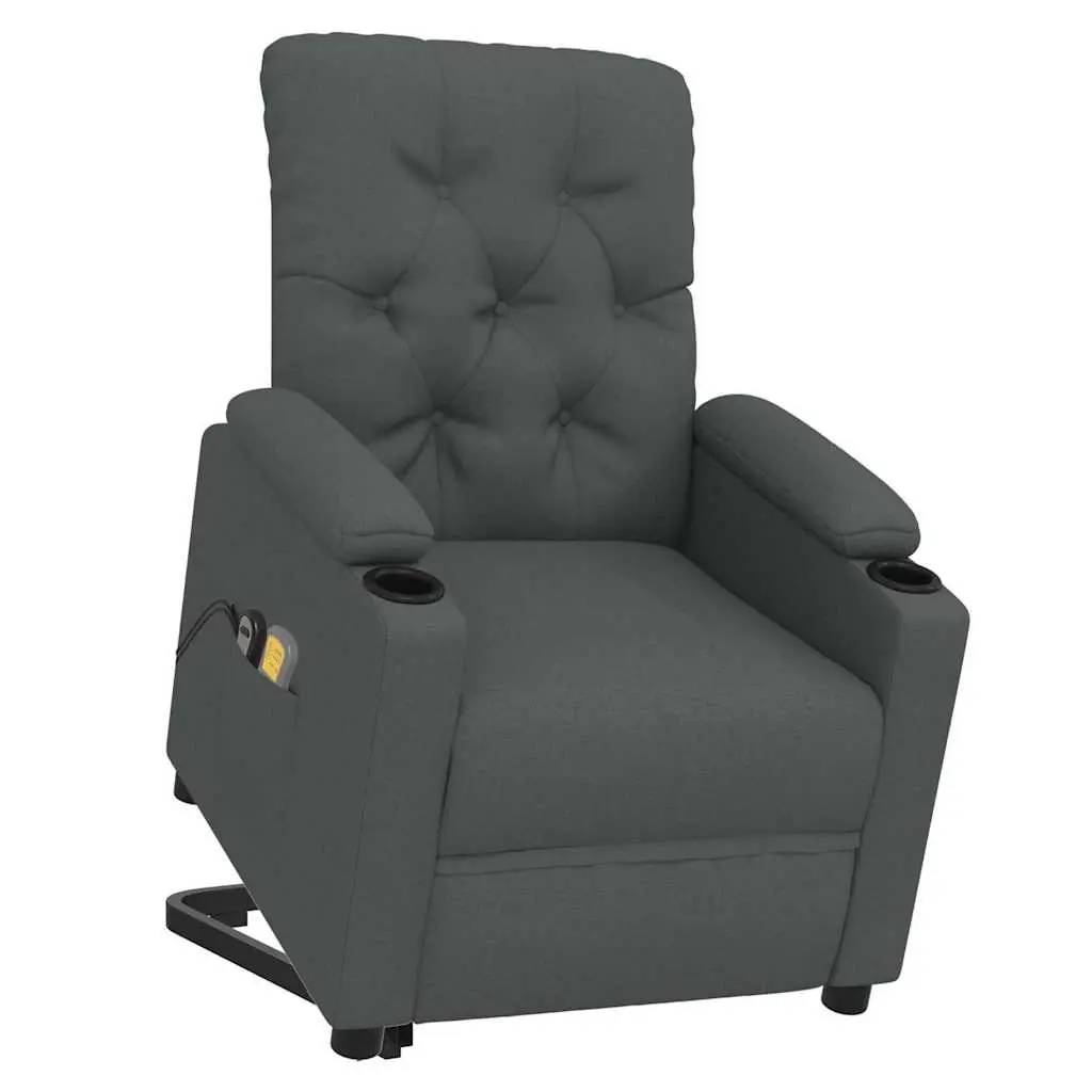 Grey Electric Reclining Massage Chair
